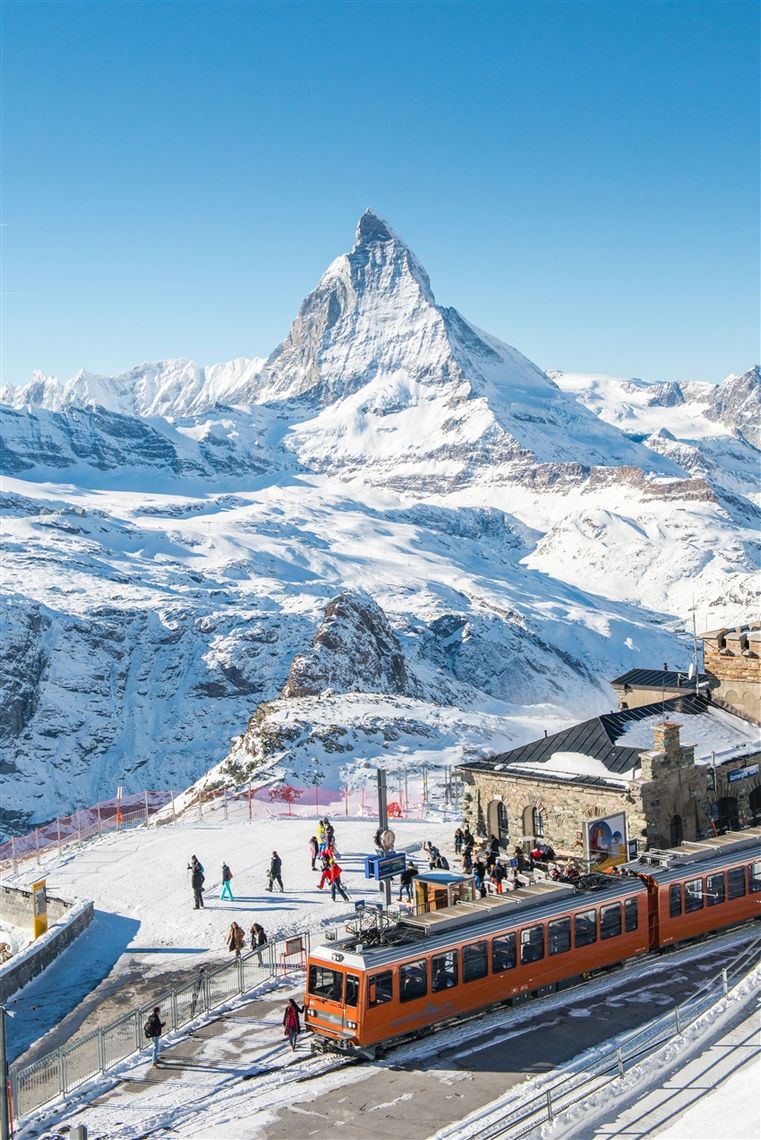 欧洲冬季雪景
